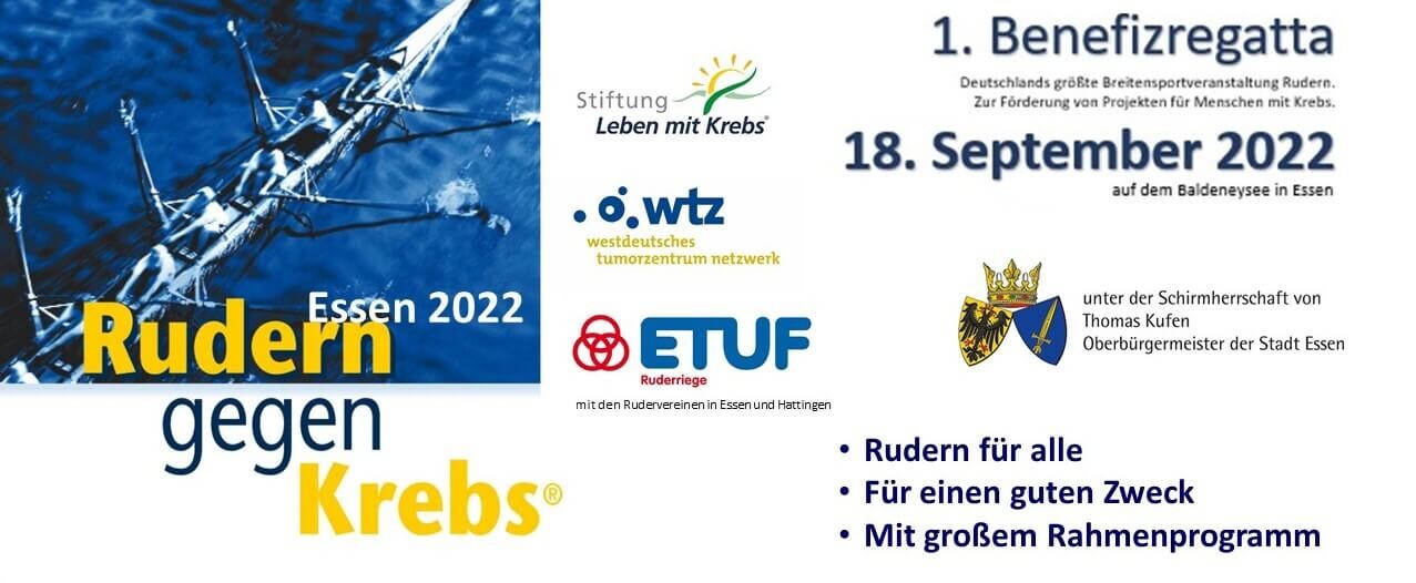 Teaser Rudern gegen Krebs am 18. September im ETUF.