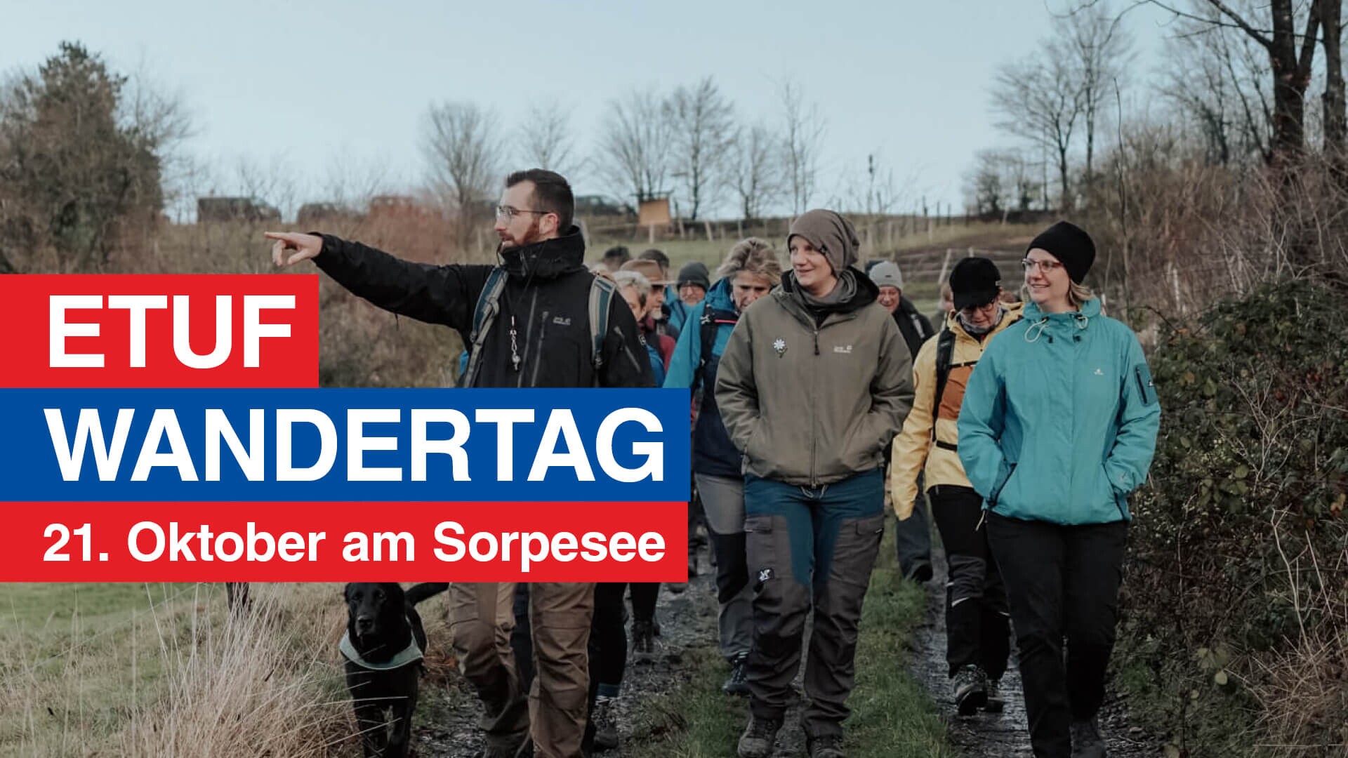 ETUF Wandertag mit dem Sportwissenschaftler Marwin Isenberg.