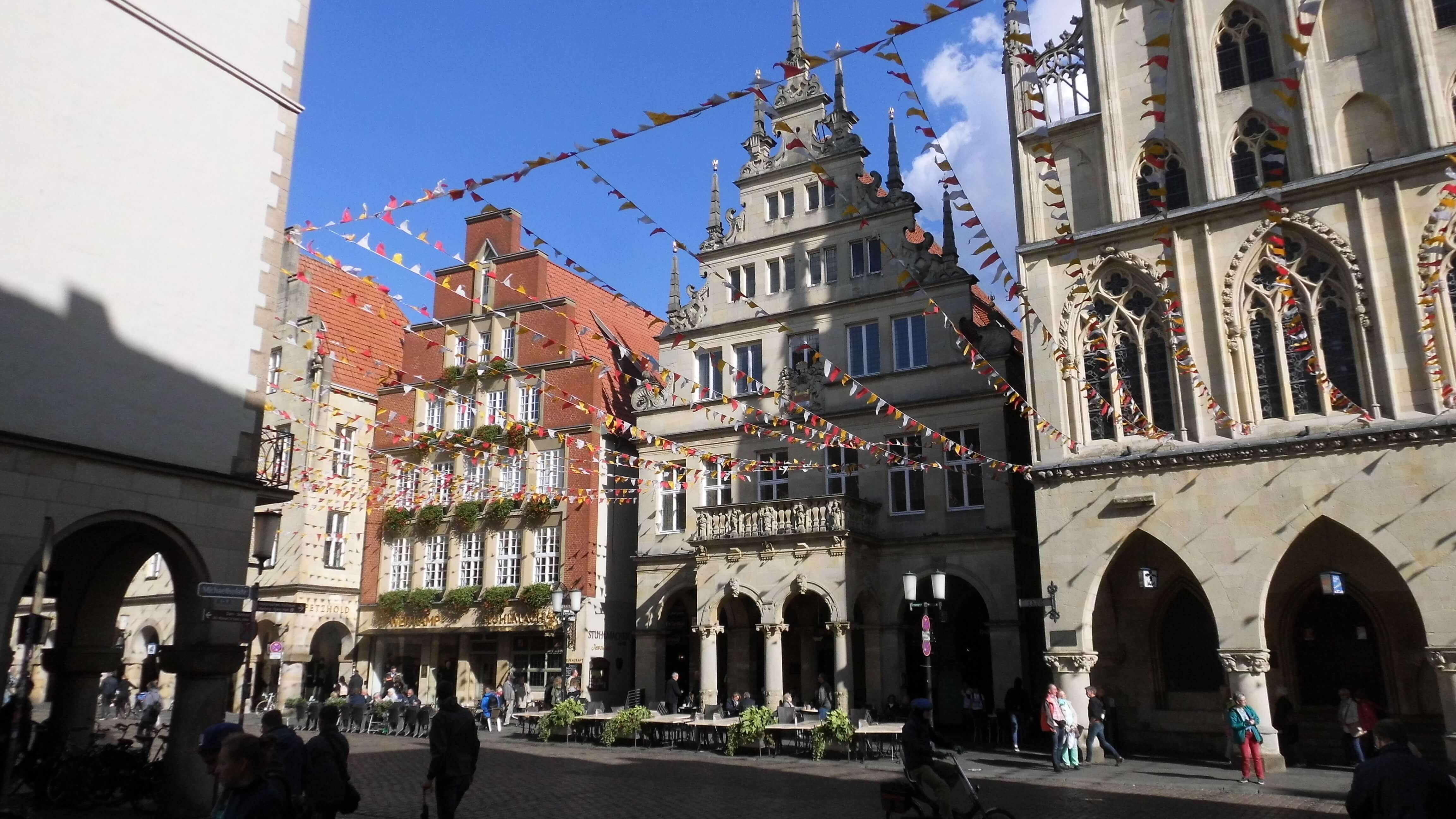 Der Prinzipalmarkt von M&uuml;nster.